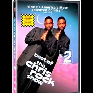 *3/$20* 2 DVD’S: BEST OF THE CHRIS ROCK SHOW, VOL. 2 & BIGGER & BLACKER. EUC